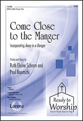 Come Close to the Manger SATB choral sheet music cover